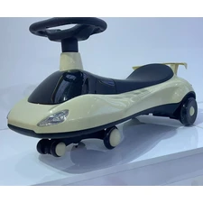 Детская каталка - бибикар M 6363-11 серая с мотором 25W